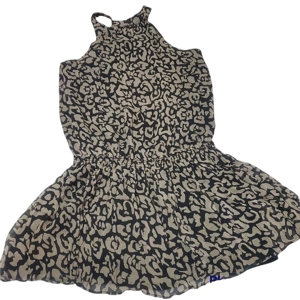 INC International Concepts Sleeveless Ruffled Abstract Print Party‎ Silk Dress14 - Picture 8 of 14
